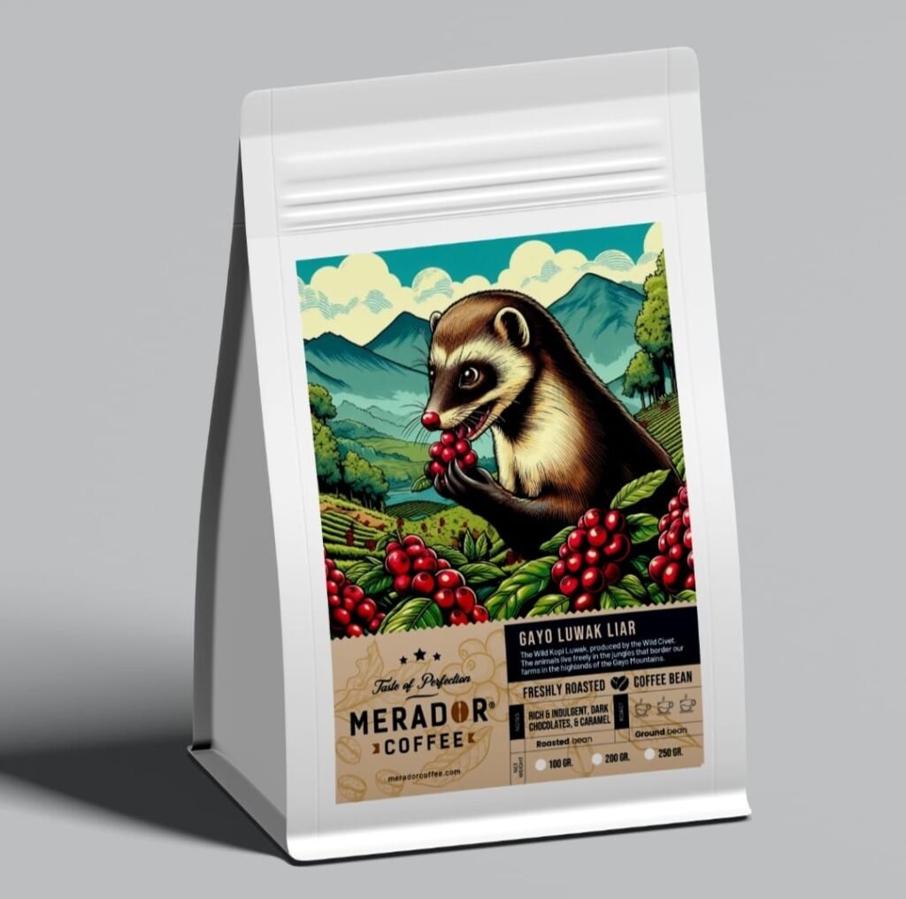 MERADOR GAYO LUWAK LIAR (WILD CIVET)